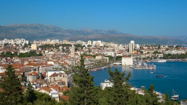 Staré město Split, Chorvatsko — Stock video