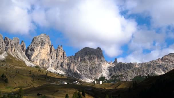 Δολομίτες Ιταλίας - Pizes de Cir Ridge, South Tyrol — Αρχείο Βίντεο