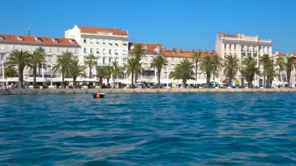 Old town of Split , Croatia — Stock Video