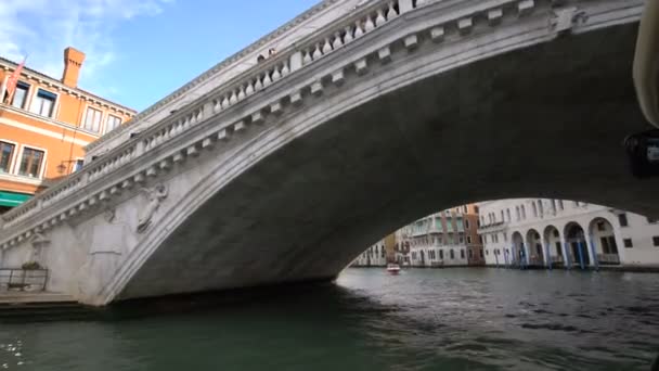 Estabilizado tiro de Veneza Grande Canal na Itália — Vídeo de Stock