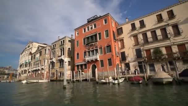 İtalya 'da Venedik Büyük Kanalının İstikrarlı Çekimi — Stok video