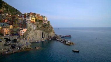 Manarola Köyü - İtalya 'nın Cinque Terre Sahili