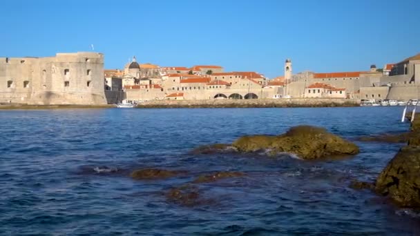 克罗地亚达尔马提亚Dubrovnik Old Town — 图库视频影像