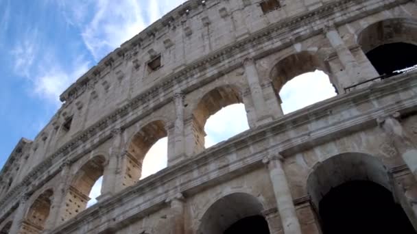 Coliseo de Roma Vista de cerca en Roma, Italia — Vídeo de stock