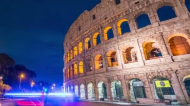 İtalya 'da Roma Kolezyumunun zaman aşımı