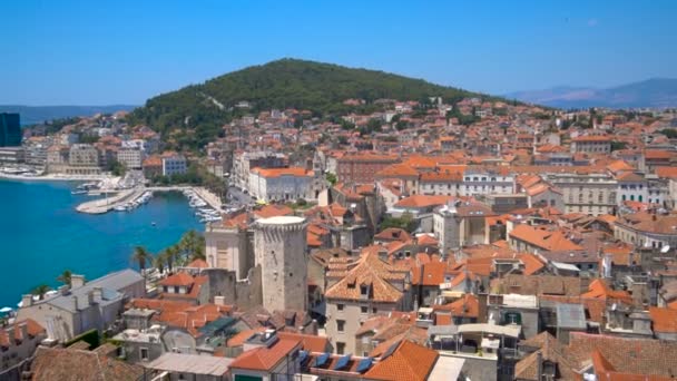 Cidade velha de Split, Croácia — Vídeo de Stock