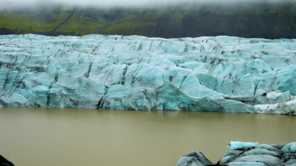Glaciar Svinafellsjokull en Vatnajokull, Islandia. — Vídeo de stock