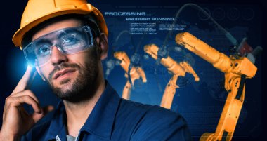 Akıllı endüstri robot silahları dijital fabrika üretim teknolojisi için