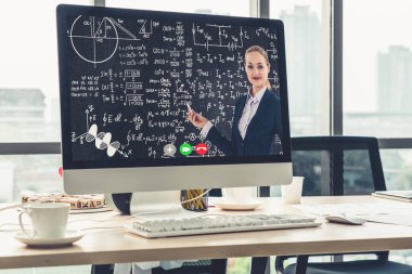 Öğrenci ve Üniversite Konsepti için E-öğrenim ve Çevrimiçi Eğitim.