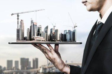 Yenilikçi mimari ve inşaat mühendisliği planı