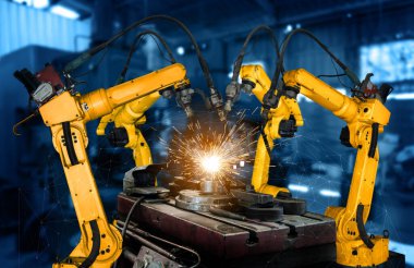 Akıllı endüstri robot silahları dijital fabrika üretim teknolojisi için