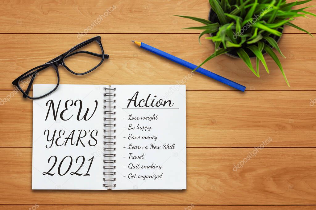 2021 Happy New Year Resolution Goal List