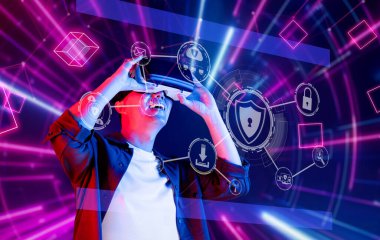 Teknoloji ve siber güvenliğin kesişimlerini keşfedin, modern dijital ortamlarda canlı görsellerle veri korumanın, mahremiyetin ve güvenliğin önemini gösterin. XDMCP