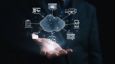 Bulut hesaplama, bulut stratejisi ve dijital altyapıyı ölçeklenebilir hizmetler, güvenli veri depolama ve bulut tabanlı dijital iş çözümleri ile dönüştüren bulut teknolojisi. Elide