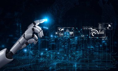 Yapay zeka, veri analizlerini öngörü modelleri, akıllı gösterge panelleri ve veri odaklı iş kararları için sanal asistan görüşleriyle yürütüyor. Kefil