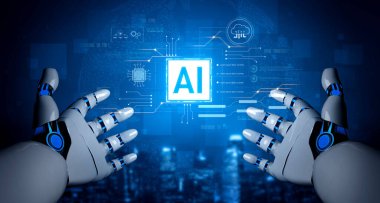 Yapay zeka, çekirdek dijital devre ve gelişmiş yapay zeka sistemleri ile bütünleşmeyi, yeniliğin geliştirilmesini, bilgisayar gücünü ve endüstriler arasında akıllı otomasyonu resmetmeye yardımcı olur.