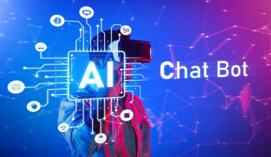 Explore the future of communication with this vibrant AI chat bot image, showcasing virtual reality elements and digital networks for enhanced user interaction. XDMCP