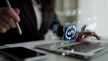 Çevik geliştirme için takımları ve çevik planlamayı kullanan çevik proje yönetimi. Çevik olmak, modern iş akışlarına göre esneklik, işbirliği ve sürekli gelişime olanak sağlar. Muxer