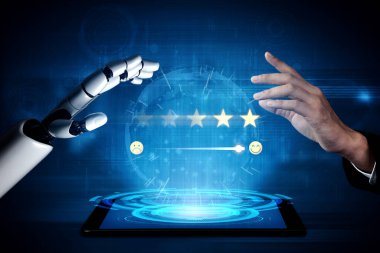 Yapay zeka, geri bildirimleri değerlendirerek, duyarlılığı tespit ederek, değerlendirmeler yaparak ve kullanıcı deneyimini ve hizmetini geliştirmeye yönelik eğilimleri saptayarak müşteri memnuniyetini analiz eder. Kefil