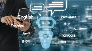 Birden fazla dille küresel iletişim, dijital çeviri araçları, çok dilli teknoloji, kültürler arası iletişim ve sanal dil öğrenme ortamları. Muxer