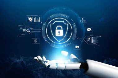 Yapay zeka, zeki tehdit tespiti, sanal asistan uyarıları ve yapay zeka sahibi dijital ihlallerle siber güvenliği güçlendirir. Kefil