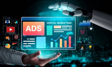 Yapay zeka dijital pazarlama ve internet reklamlarında akıllı hedefleme, içerik otomasyonu ve iş büyümesi için ROI takibi yapıyor. Yapay Zeka Çizgisi