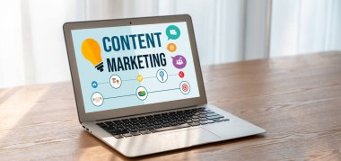 Mod çevrimiçi iş ve e-ticaret pazarlama stratejisi için içerik pazarlaması