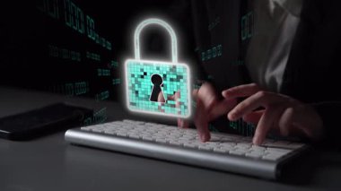 Siber tehditlere karşı siber güvenlik ve siber güvenlik stratejileri, sistem hacklemeleri, dijital ihlaller, ağ saldırıları ve güçlü siber güvenlik altyapısına sahip verilerin korunması. Thunk