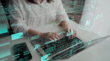 LLM Teknoloji, Büyük Veri, Makine Öğrenme, İş Desteği için Üretici AI, Geleceğin AI Teknolojisi ve Yapay Zeka Mühendisliği Asistan Beyin İşlemcisi. Thunk