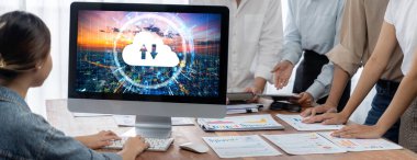 Hızlı uzak çalışma ve kişisel veri depolama için bulut hesaplama yazılımı