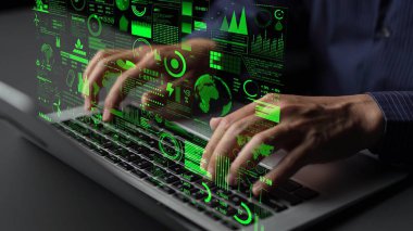 Sürdürülebilir iş uygulamaları, yeşil yenilik, çevre dostu çözümler, iklim hareketi ve çevresel hedefleri ve kurumsal sorumluluğu destekleyen uzun vadeli sürdürülebilirlik stratejileri. Thunk