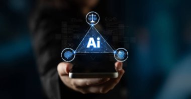 LLM Teknoloji, Büyük Veri, Makine Öğrenme, İş Desteği için Üretici AI, Geleceğin AI Teknolojisi ve Yapay Zeka Mühendisliği Asistan Beyin İşlemcisi. Eğri