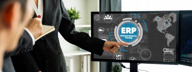 Pazarlama stratejisini planlamak için ERP girişimi kaynak planlama yazılımı