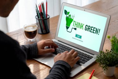 Model şirket işleri için yeşil iş dönüşümü yeşil pazarlama stratejisine teşekkür etmek için