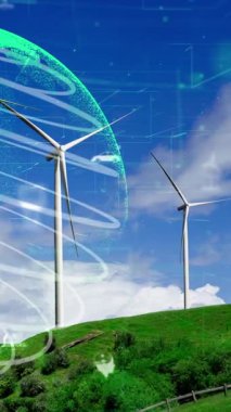 Çevre koruma teknolojisi ve yenilenebilir doğal kaynaklardan gelen temiz enerji ve güçle küresel sürdürülebilir ESG 'ye yaklaşmak