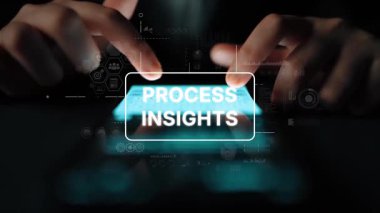 Digital Analysis of Process Insights with Data Visualizations and Modern Interface Elements. Asymptotic smart data analytic.