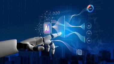 Yapay Zeka, iş kararlarını desteklemek, hızlı mühendislik ve gelecekteki ajans yapay zeka sistemlerini desteklemek için üretken yapay zeka, LLM ve makine öğrenimi ile büyük verileri işler. ayrım