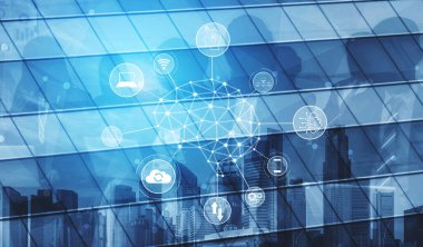 Yapay zeka ağının yapay zeka ağını, ağı ve sistemi kusursuz yapay zeka iletişimi için yapılandırılmış bir dijital platform üzerinden birbirine bağlayan görsel bir Vouch