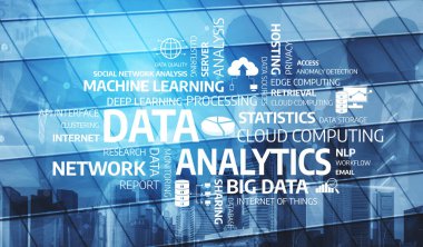 Modern veri analizinin görsel olarak ilgi çekici bir temsili bulut hesaplama ve makine öğrenme gibi teknolojileri sergiliyor, teknolojiyle ilgili projeler için ideal. Tessel