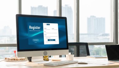 İnternet sitesinde mod form doldurmak için çevrimiçi kayıt formu