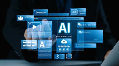 LLM Teknoloji, Büyük Veri, Makine Öğrenme, İş Desteği için Üretici AI, Geleceğin AI Teknolojisi ve Yapay Zeka Mühendisliği Asistan Beyin İşlemcisi. Elide