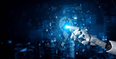 AI, verileri, ticareti, iletişimi ve finansal hizmetleri birleştiren küresel bir dijital ekosistem entegre ederek akıllı, otomatikleştirilmiş ve ölçeklenebilir ekonomik dönüşümü