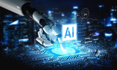 Yapay zeka, çekirdek dijital devre ve gelişmiş yapay zeka sistemleri ile bütünleşmeyi, yeniliğin geliştirilmesini, bilgisayar gücünü ve endüstriler arasında akıllı otomasyonu resmetmeye yardımcı olur.