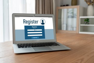 İnternet sitesinde mod form doldurmak için çevrimiçi kayıt formu