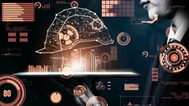 İnşaat tasarımında yenilikçi mimari ve yenilikçi mühendislik. Modern gayrimenkul ve emlak geliştirme kavramı.