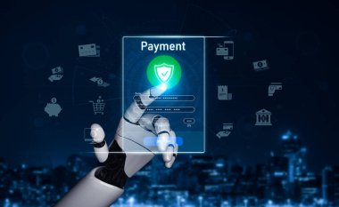 AI, akıllı dolandırıcılık tespiti, şifreli finansal sistemler ve güvenli dijital işlemler için sanal asistanlar aracılığıyla çevrimiçi ödemeleri güvence altına alıyor. Kefil