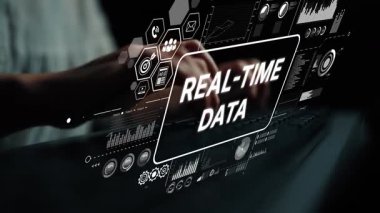 Hands on Keyboard with Real-Time Data Visualization and Digital Graphic Interface for Modern Analytical Process. Asymptotic smart data analytic.