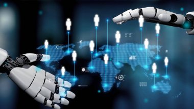 AI, yapay zeka kavrayışları, sanal asistan tanıtımları ve gelişmiş dijital iş bağlantıları ile insanların iletişim kurmasını sağlar. Çekirdek