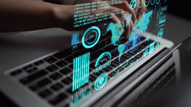 Bağlantı ağı görselleştirmesi küresel bağlantıyı, ağ iletişimini, dijital bağlantı analitiğini gösteriyor. Ağ araçlarını gerçek zamanlı içgörü destekle ve bağlantı sistemini geliştir. Thunk