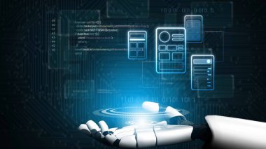 AI designing UI UX interface, optimizing application layout, reviewing structure, and aligning code functionality with visual design components and user experience goals. Marrow